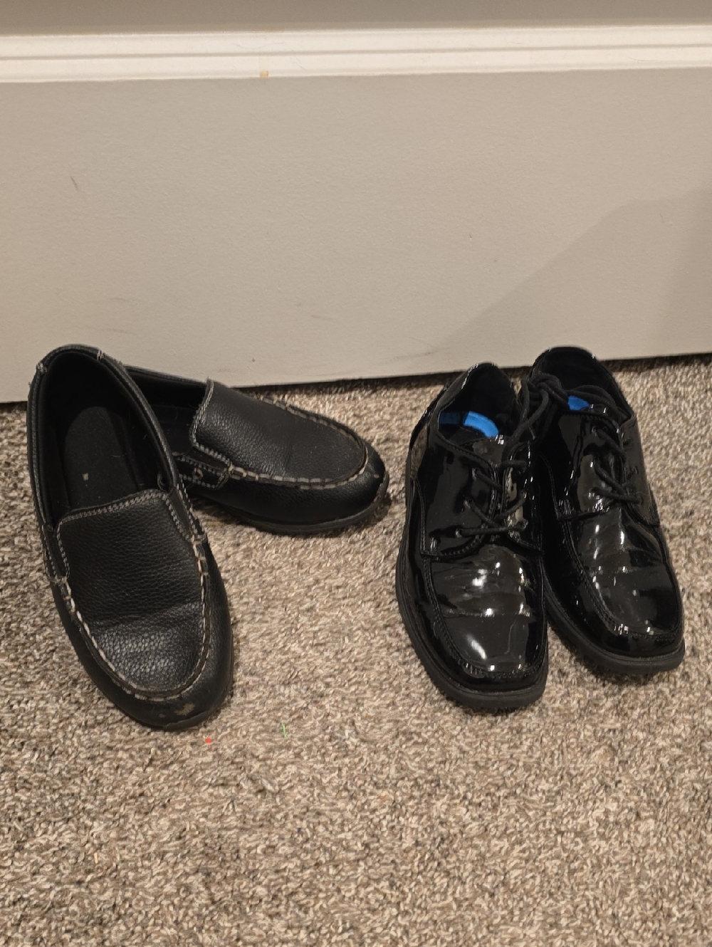 Josmo Kids Black Slip-On Loafers and Patent Lace Dress Shoes